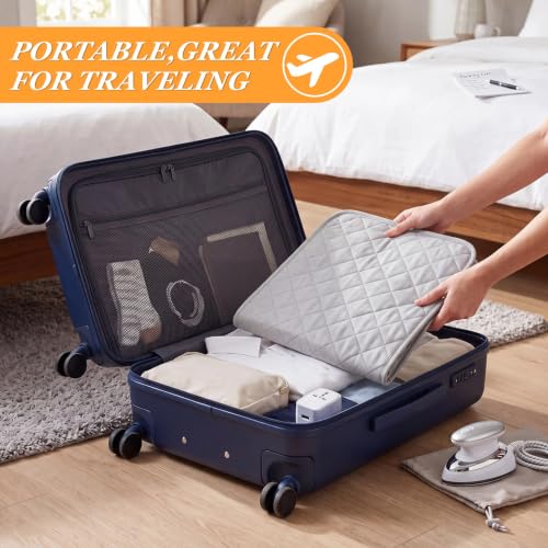 Tegeme 12 x 20 Inch Ironing Mat, Heat Resistant Foldable Iron Board Pad - size: 12×20 Inch