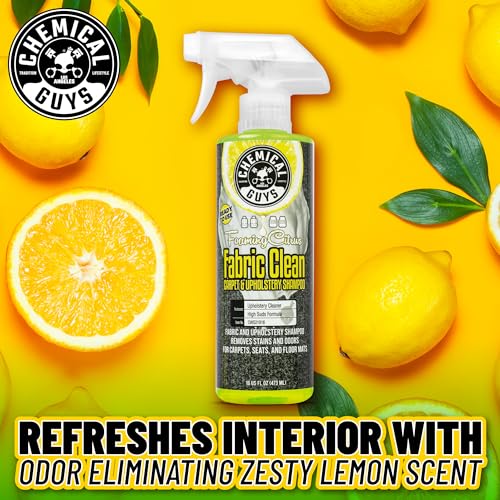 Chemical Guys, Citrus Fabric & Carpet Cleaner, Ready-to-Use Spray, 16 oz - size: 16 oz