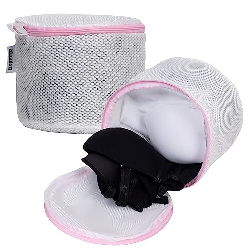 Mamlyn Mesh Bra Bags for Washing Machine, Lingerie wash Bags for Laundry - size: 4 Medium 6X7