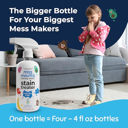Miss Mouth's Messy Eater Stain Treater Spray, Laundry Stain Remover, 16 Oz - style: 1 Pack (16oz)
