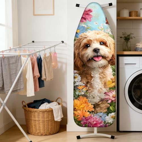 Nuxovilar Puppy Butterfly Ironing Board Cover 15x54 Needle Cotton - color: Ycl01506
