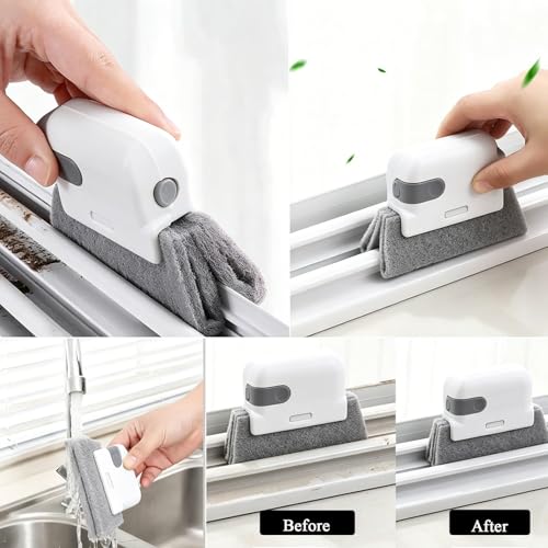 TuTuYa 12PCS Window Track Cleaning Set, Groove Gap Cleaning Brush Kit