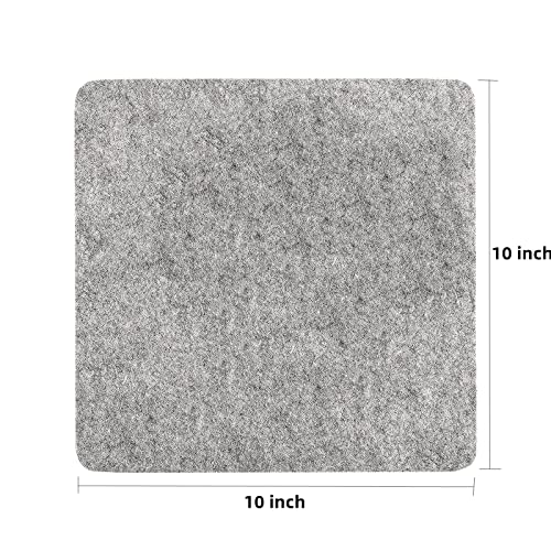 Wool Pressing Mat for Quilting, Wool Ironing Mat for Ironing Pads on Table Top or Iron Board, Heat Resistant Felted Ironing Mat Pad Blanket for Quilting Supplies, Sewing Notions 10"x10"