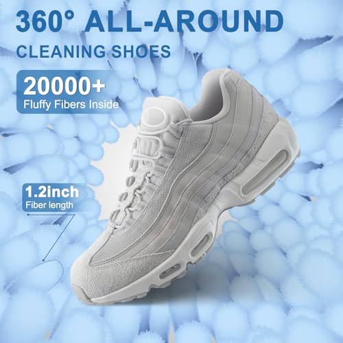 Aship Shoe Washing Machine Bag, Laundry Shoes Bag for Washer & Dryer - 2PC Reusable Shoe Cleaning Bag for Sneakers,Tennis Shoes, 360° Deep Cleaning With Self-locking Zipper for All Shoes Sizes - Blue - color: Blue