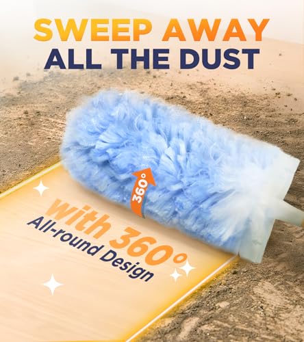 Heavy Duty Duster Refills for Swiffer Duster, 20 Count - color: Blue, size: 20 Refills + 1 Handle