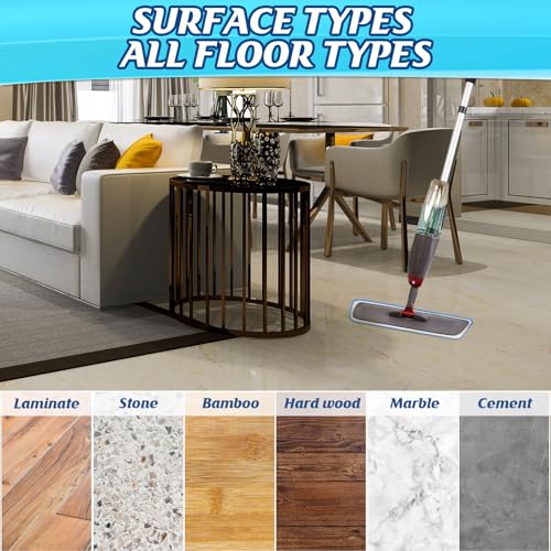 40 Pack Microfiber Mop Pads Machine Washable Flat Mop Head Replace