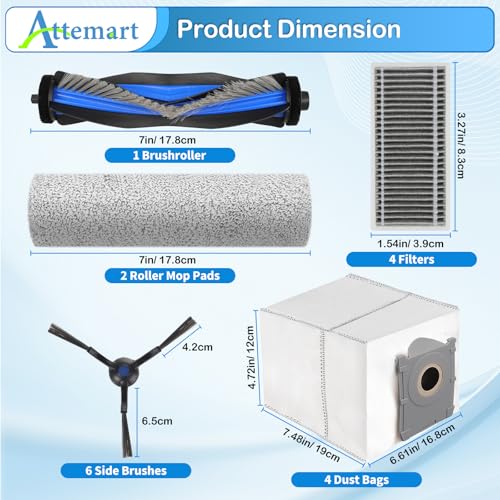 Replacement Parts for Ecovacs Deebot X8 Pro Omni, X8 Omni Robot