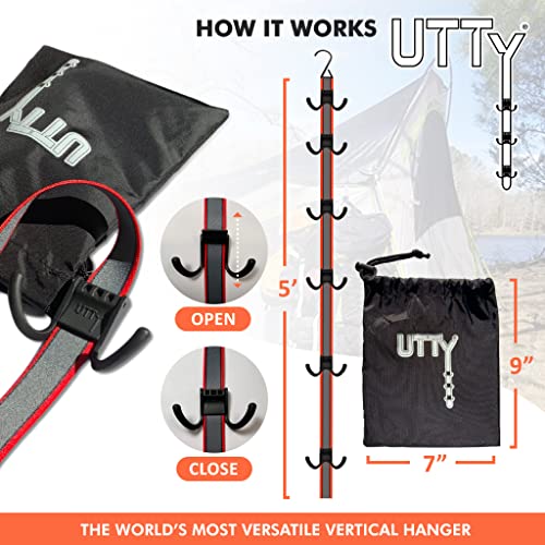 UTTY Multipurpose Portable Hanging Rack - Vertical Hockey Gear Drying Rack