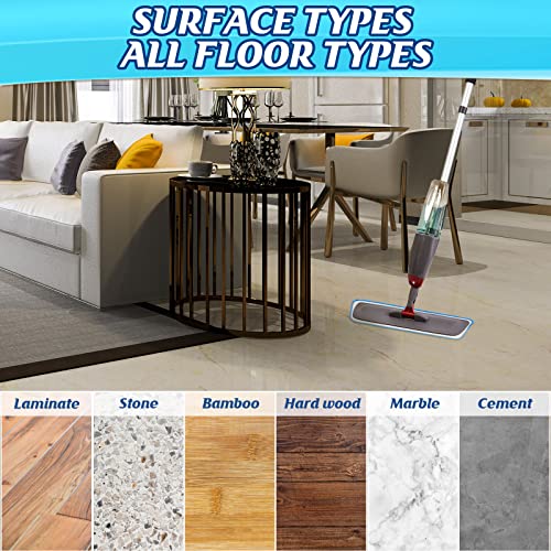 36 Pcs Microfiber Mop Pads Replacement Heads, Washable Reusable