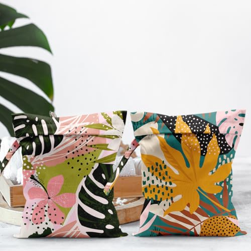 2pcs Summer Wet Dry Bag Wet Bags for Swimsuits Waterproof Cloth Diaper - color: 2pcs Tropical