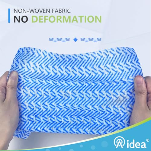 AIDEA Cleaning Wipes, Multi-Purpose Towel Reusable Cleaning Cloths 40Ct(1 Pack), Domestic Wipes, Dish Cloths(12''x24'') - color: Blue, size: 40 Count (Pack of 1)