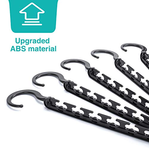 HOUSE DAY Sturdy Space Saving Hangers 12 Pack, Cascading Hangers Organizer