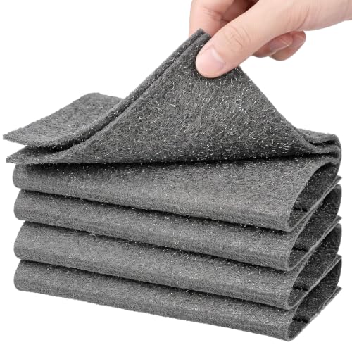 5Pcs Thickened Magic Cleaning Cloth, Reusable Microfiber Cloth for Glass