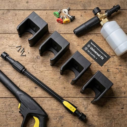 Sintrix Fab 4-Pack Wall Mount Holders Compatible with Karcher