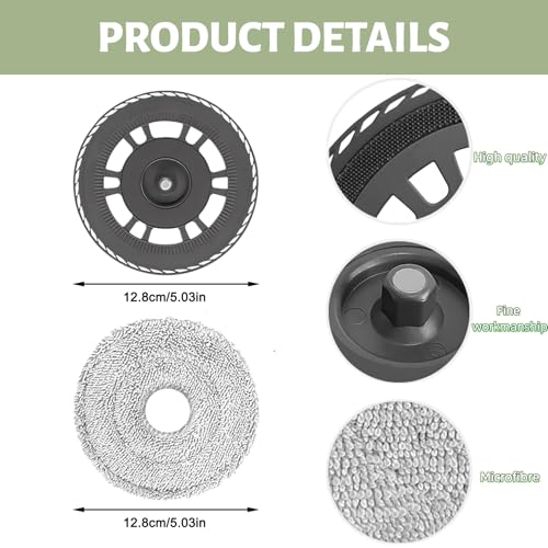 Mop Pad Plate for Dreame X40 Ultra L10s Pro Ultra Heat Robot Vacuum Cleaner - color: Mop Pad Plate