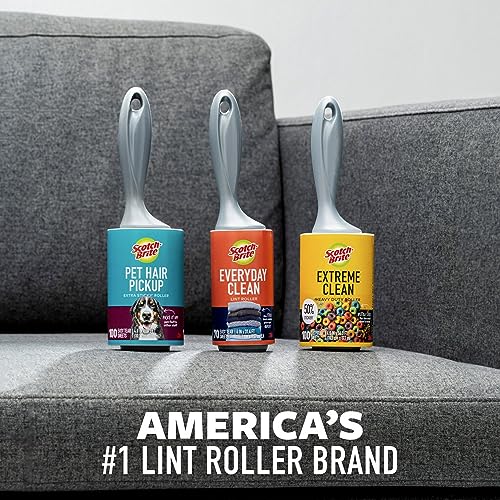 Scotch-Brite Pet Hair Extra Sticky Large Lint Roller, 60 Sheets, 1 Pack - size: 1 Roller