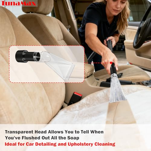 TunaMax Wet/Dry Shop Vac Clear Extractor Attachment with 2-1/2" Adapter