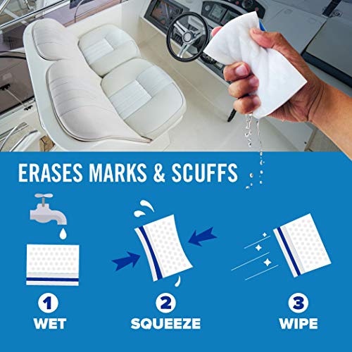 Boat Erasers by Better Boat, Cleaning Sponge for Scuff Marks and Grime - style: 9 Pack