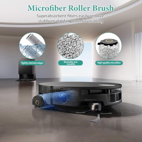28 Pack Replacement Parts for Mova S70 Roller - color: Black for Mova S70