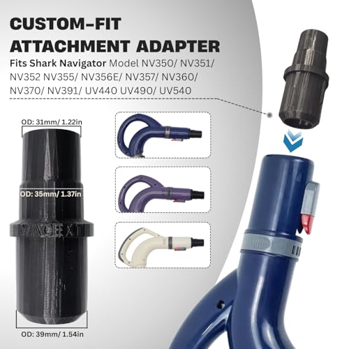 Vacuum Hose Adapter & Shark Vacuum Hose Adapter Kit for Navigator/Rotator
