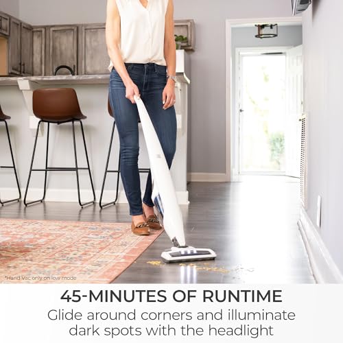 Kenmore DS1030 Cordless Stick Vacuum Lightweight Cleaner 2-Speed Suction - style: White