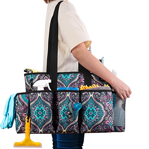 LoDrid Professional Cleaning Tote Caddy for Cleaning Supply, Totem - color: Totem