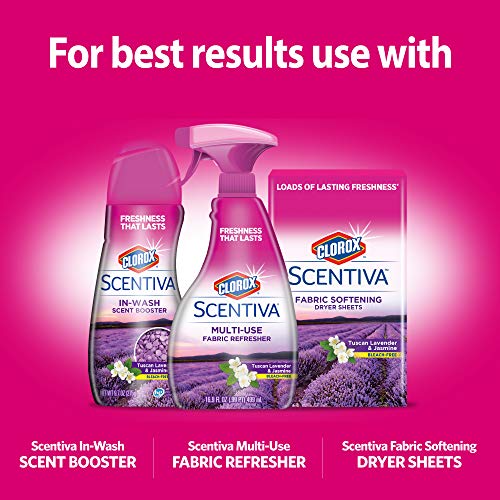 Clorox Scentiva Liquid Fabric Softener, Tuscan Lavender & Jasmine, 41 Fl Oz - size: 41 Fl Oz (Pack of 1)