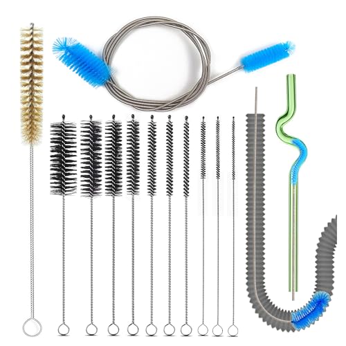 12 Pcs Tube Pipe Cleaners Brush Set