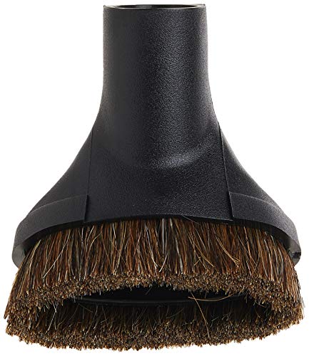 Cen-Tec Systems 34839 Premium Dusting Brush Vacuum Tool with Soft Fill, Black - size: 1.25" Dust Brush