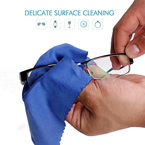 Your Choice Microfiber Cleaning Cloths 6 Pack for Eyeglasses