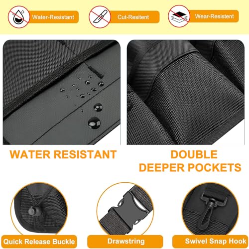 Cleaning Apron Housekeeping 2PK 7 Pockets Cut Resistant Adjustable