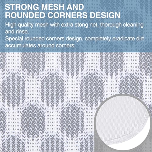 3 pcs Durable Honeycomb Mesh Laundry Bags for Delicates 16" x 19" (3 Large) - size: 3 Large