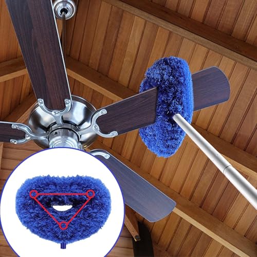 Max 66'' Ceiling Fan Cleaning Duster with Extension Pole Wall Dusting Brush