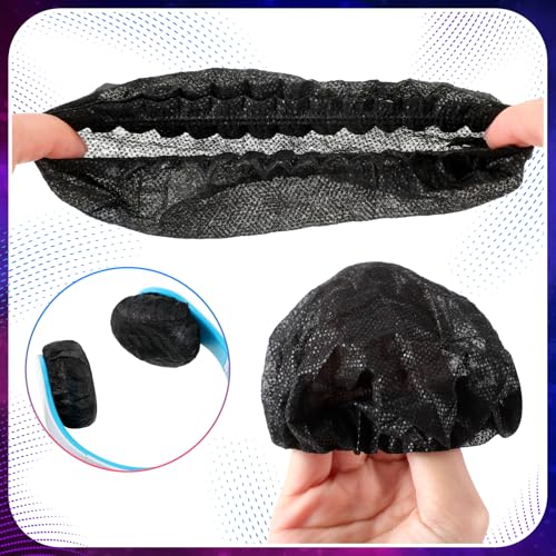 Hoteam 500pcs Disposable Headphone Covers, Non-Woven for Over-Ear 8-11cm