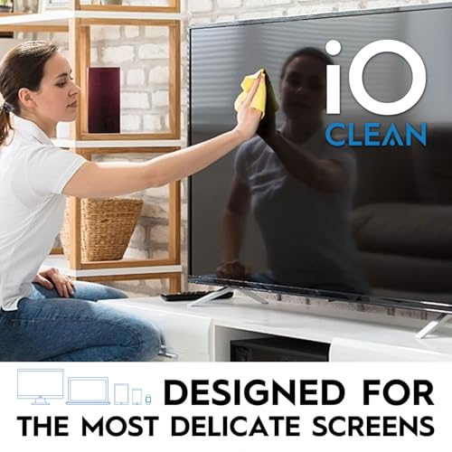 Screen Cleaner Spray (16oz - 473ml) – Large Cleaning Kit - size: 16 Fl Oz + 3 Cloths