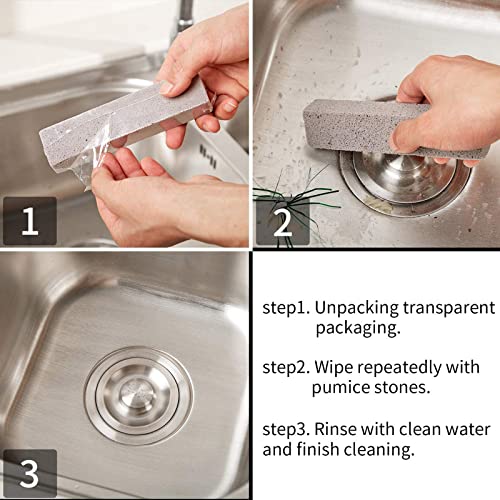 Chinco 72 Pcs Pumice Stick for Cleaning, Pumice Stone Stove Oven Toilet