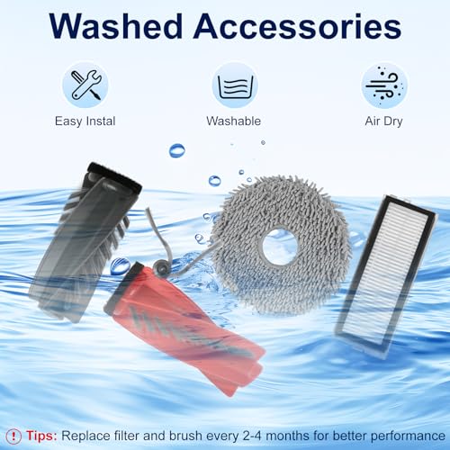 Qrevo S5V Accessories Replacement Parts Fit for Roborock Qrevo S5V / Curv - color: Qrevo S5V Kits
