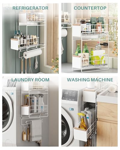 Pull Out laundry magnetic organizer