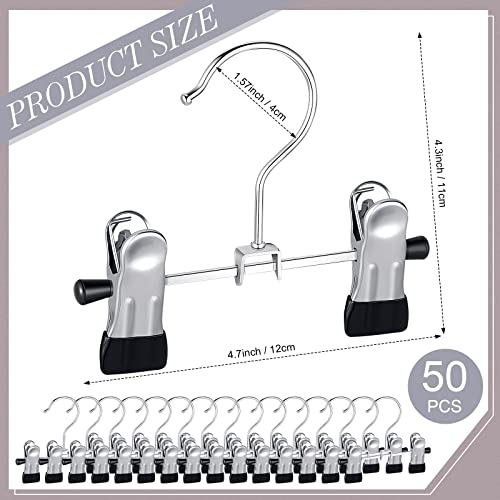 Yinkin 50 Pcs Boot Hangers with Double Adjustable Clips