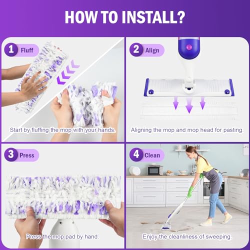 15 Pack Moping Pads Refills for Power Mop™ Multi-Surface Mop & Wood Mop - size: Multi-15