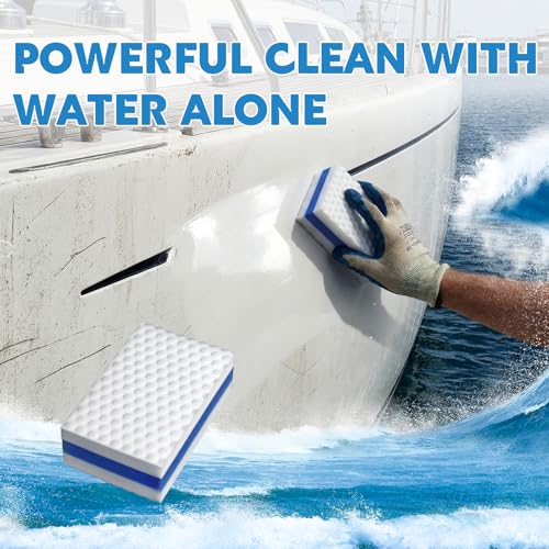 Boat Erasers 5 Pack, Clean with Water Only, Boat Accessories Gift for Boaters