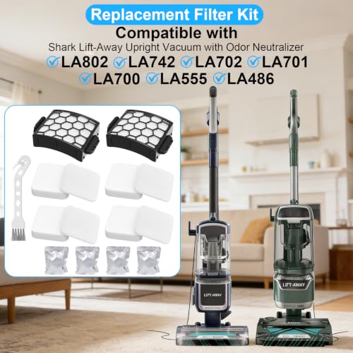 LA802 LA702 Filter for Shark Detect Pro Lift-Away ADV Vacuum