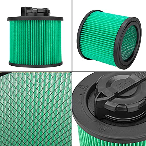 2 Pack DXVC4003 Replacement Filters for DEWALT 4 Gallon Vacuum Cleaners - size: 2 Pack DXVC4003