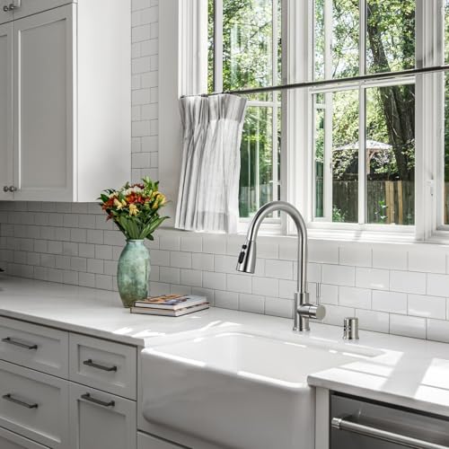 Dishwasher Air Gap Cover for Kitchen, Solid Brass Air Gap Cap with Skirted Design, Dishwasher Overflow Vent Cap Replacement Only, Brushed Stainless Steel - color: Brushed Stainless Steel