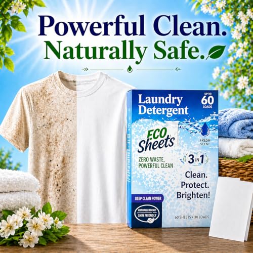 Wool Dryer Balls XL 6-Pack – Organic Wool Dryer Balls for Laundry Reusable, Natural Fabric Softener, Reduces Drying Time, Static, Wrinkles & Clumping (Laundry Eco Sheets (Fresh Linen Scent) - 3 Packs) - color: Laundry Eco Sheets (Fresh Linen Scent) - 3 Pa