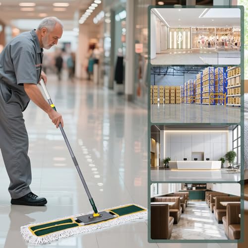 Masthome 36" Commercial Dust Mop - color: Green Large