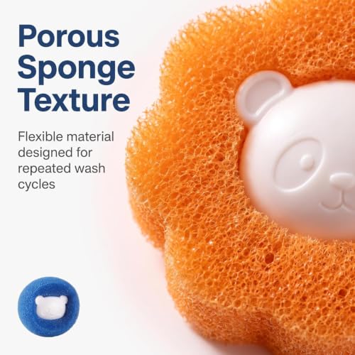 3Pcs Mix Colors Reusable Hair Remover for Washing Machine and Dryer - Laundry Ball Catcher for Clothing, Dog, Cat, Pet Lint Removal