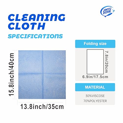 Reusable J Cloths, Disposable Kitchen Cleaning Cloths Dish Towels Dish Cloth Reusable Cloths for Kitchen, Bathroom, Household Cleaning (Blue & Green 100 Pack) - color: Blue&green