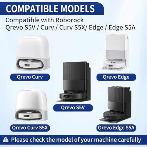 34Pcs Qrevo Curv / S5V Replacement Accessories Kit Compatible with Roborock - color: for Qrevo S5V