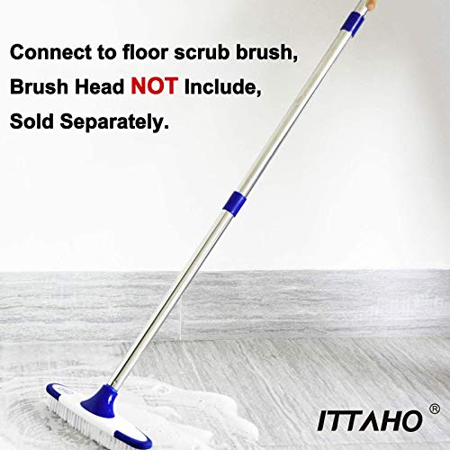 Stainless Steel Extension Pole,All Purpose Pole with Pole Attachment for Painting Microfiber Duster Ceiling Fan High Window Cleaning-Blue-4.8 Feet